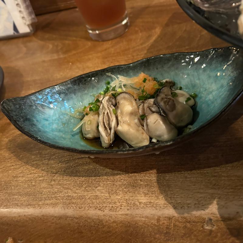 牡蠣ポン酢あえ(だいやす （かき屋 錦 だいやす）)