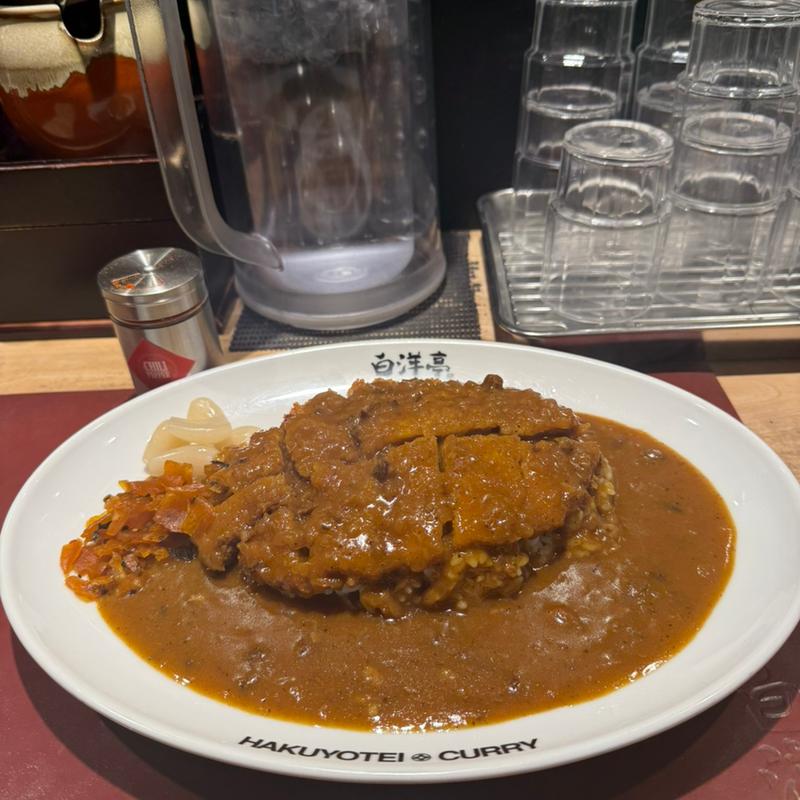 とんかつカレー(旨辛カレー専門店 白洋亭)