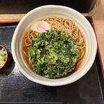 春菊の天ぷらそば