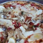 きのこのピッツァ