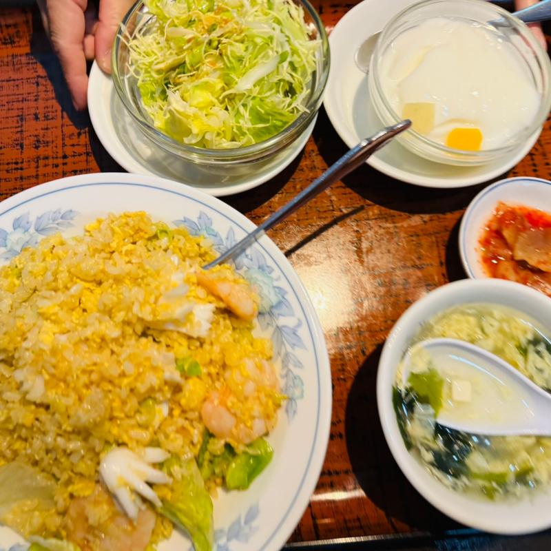 海鮮チャーハンランチ(桂林餃子満足)