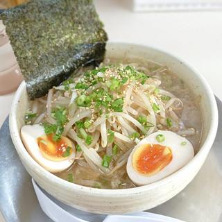 もやしそば 背脂 玉子