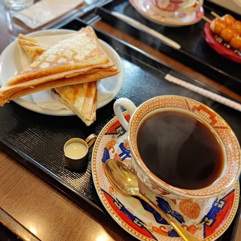 小倉ホットサンド サイフォン珈琲(菓一條)