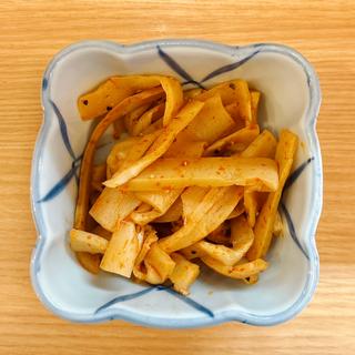 黒コショウメンマ(立呑み晩杯屋 大塚南口)