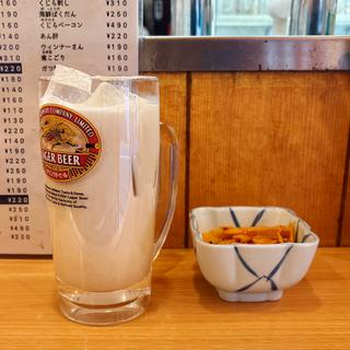 コーヒー牛乳ハイ(立呑み晩杯屋 大塚南口)