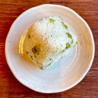 【平日限定セット】ラーメンおにぎり1個(久留米豚骨ラーメン 三代目 沖食堂)