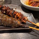 肝焼き、ヒレ焼き(うなぎ成田新川 東京駅グランルーフ店)