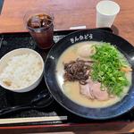 らーめんライスセット、味玉子