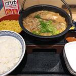 牛肉玉ラーメン鍋膳(とんこつ)(吉野家 大井町駅西口店 )