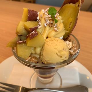 蜜芋のモンブランパルフェ(デニーズ 上板橋店)