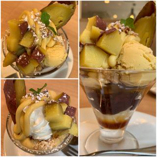 蜜芋のモンブランパルフェ(デニーズ 上板橋店)