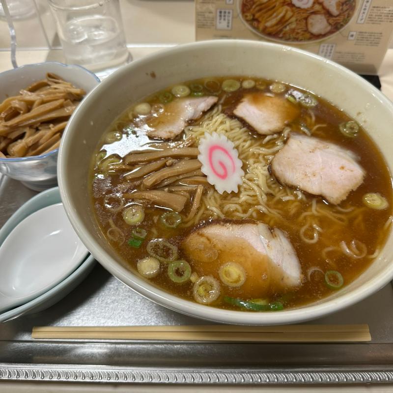 中華麺(メンマ付)(永福町大勝軒)
