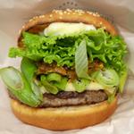 九条ねぎと西京味噌の黒毛和牛バーガー(フレッシュネスバーガーLUXS FRONT店)