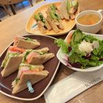 イチリンBLT サンド &海老とアボカドのサンド(ICHIRIN COFFEE 箕面本店)