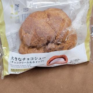 大きなチョコシュー(チョコクリーム＆ホイップ)(ローソン 新橋五丁目店)