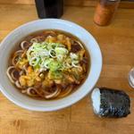 かき揚げうどん　おにぎり(戸隠 （トガクシ）)