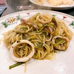 イカとねぎのオリーブペースト和え