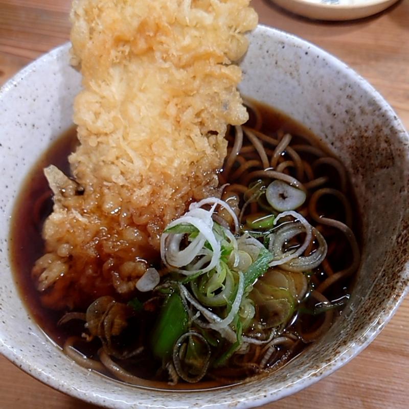 いか天そば(そば処 二葉 神田南口店)