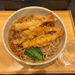 +40円でえび天1本そば大盛りサービス(小諸そば 宝町店)