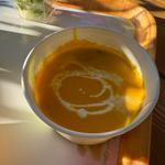 パンプキンクリームスープ（ベーコンビッツ入り）(ダッフィーのスペシャルセット)(ミゲルズ・エルドラド・キャンティーナ)