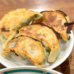 鶏の唐揚げユーリンチーソースと焼き餃子の定食(中華彩園 天理ビル店)