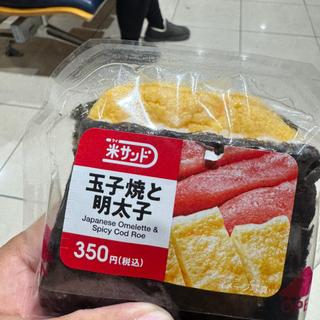 米サンド 玉子焼きと明太子(東京デリカステーション 南コンコース店)