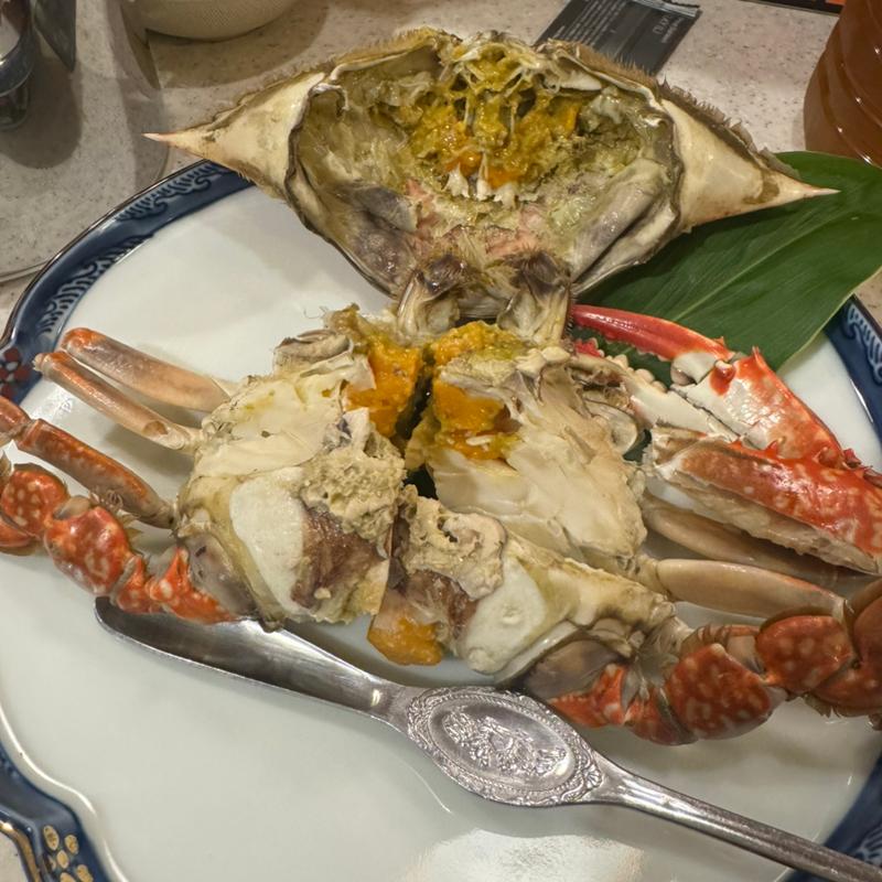 渡り蟹の塩ゆで(とりさだ)