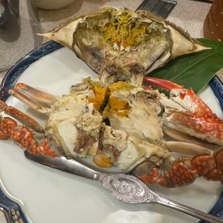 渡り蟹の塩ゆで(とりさだ)