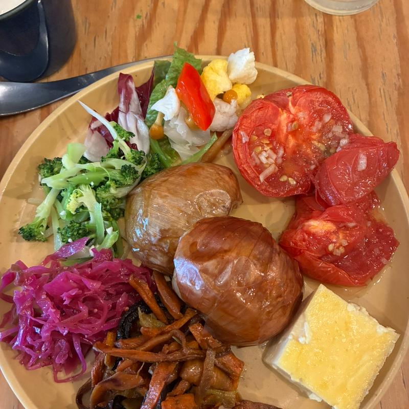 野菜ビュッフェ(かすがい食堂 pirahu)