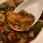カキの黒胡椒あんかけ炒飯(紅虎餃子房 イオン板橋ショッピングセンター店)