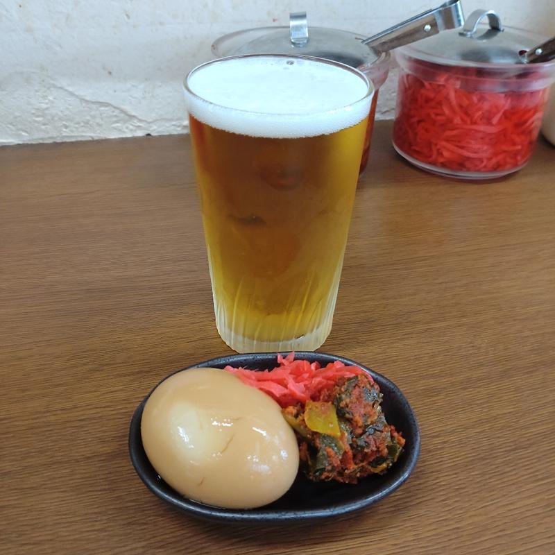 〈トッピング〉味付けたまご(博多長浜らーめん もりや)