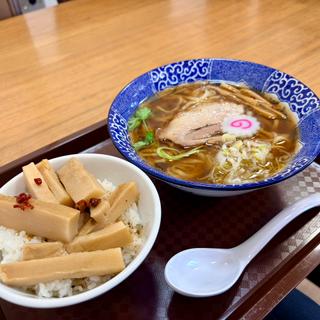 中華そば+メンマ丼(らーめん理庵)