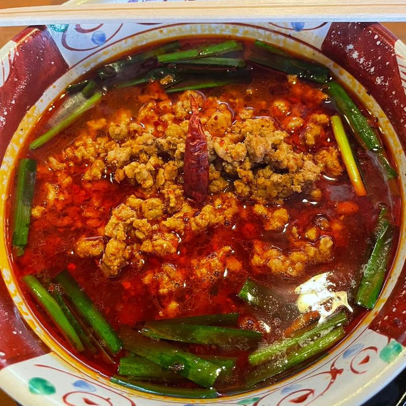 赤の塩そば(らーめん真太)