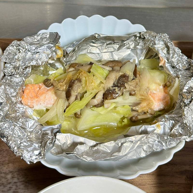 鮭の味噌バターホイル焼き(ベルクス 東墨田店)