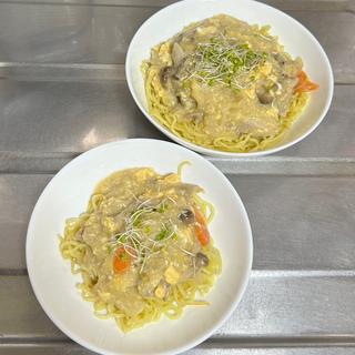 カルボナーラうどん(ベルクス 東墨田店)