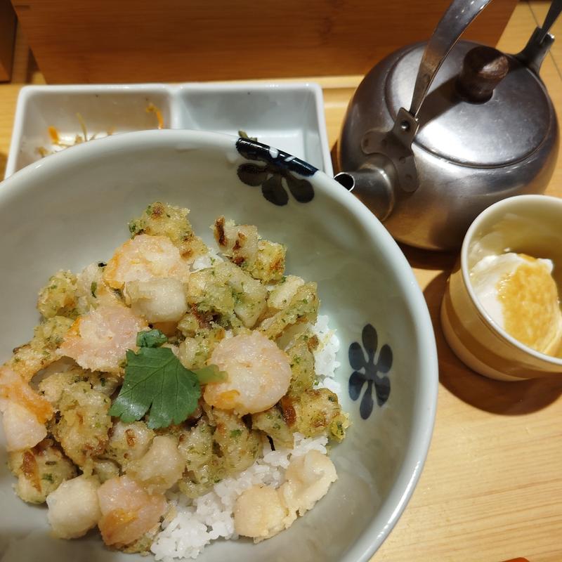 小海老・小柱・磯天のだし茶漬け(だし茶漬け えん 成田空港店)