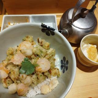 小海老・小柱・磯天のだし茶漬け(だし茶漬け えん 成田空港店)