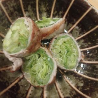 豚バラレタス巻き