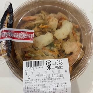 海鮮かき揚げ丼(ローソン 鶴ヶ島若葉店)