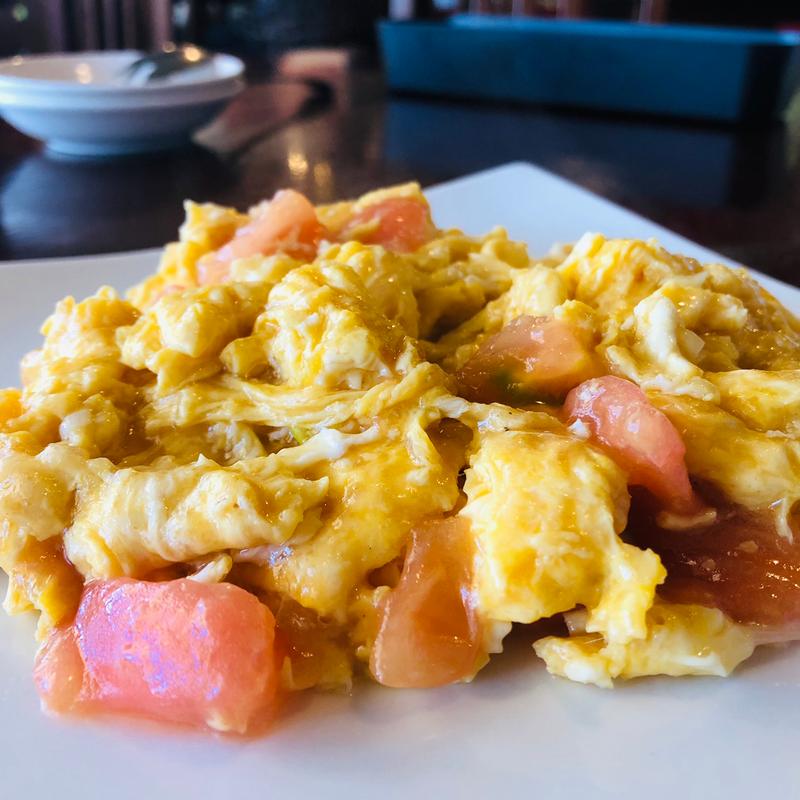 トマトと玉子炒め(チャイナワン （中国酒家 旺）)