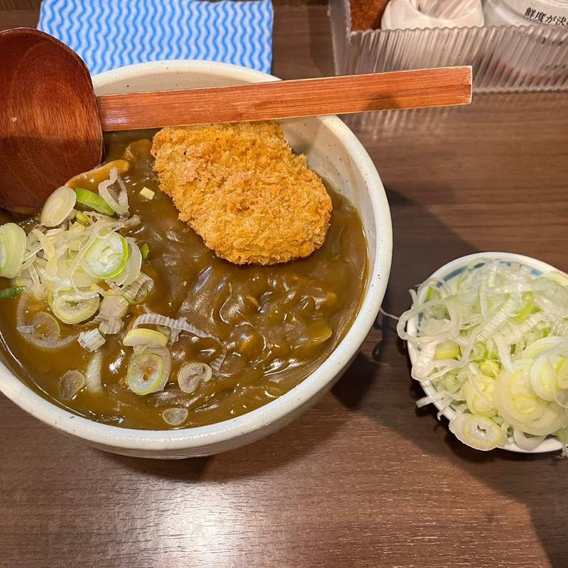 カレー南蛮そば コロッケ(蕎麦 はないち)