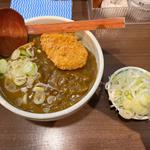 カレー南蛮そば コロッケ