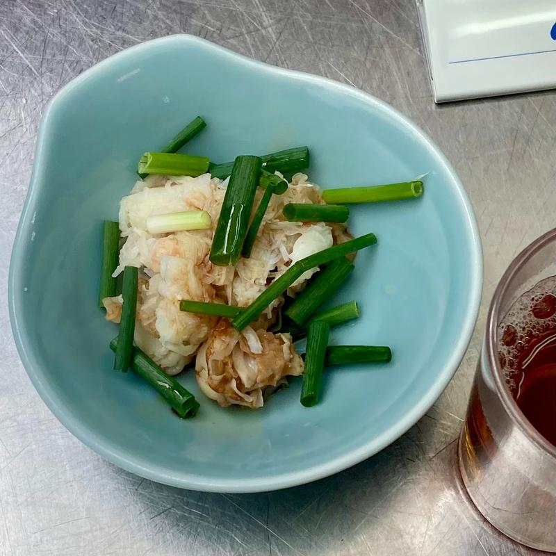 貝とカニの酢の物(とよ )