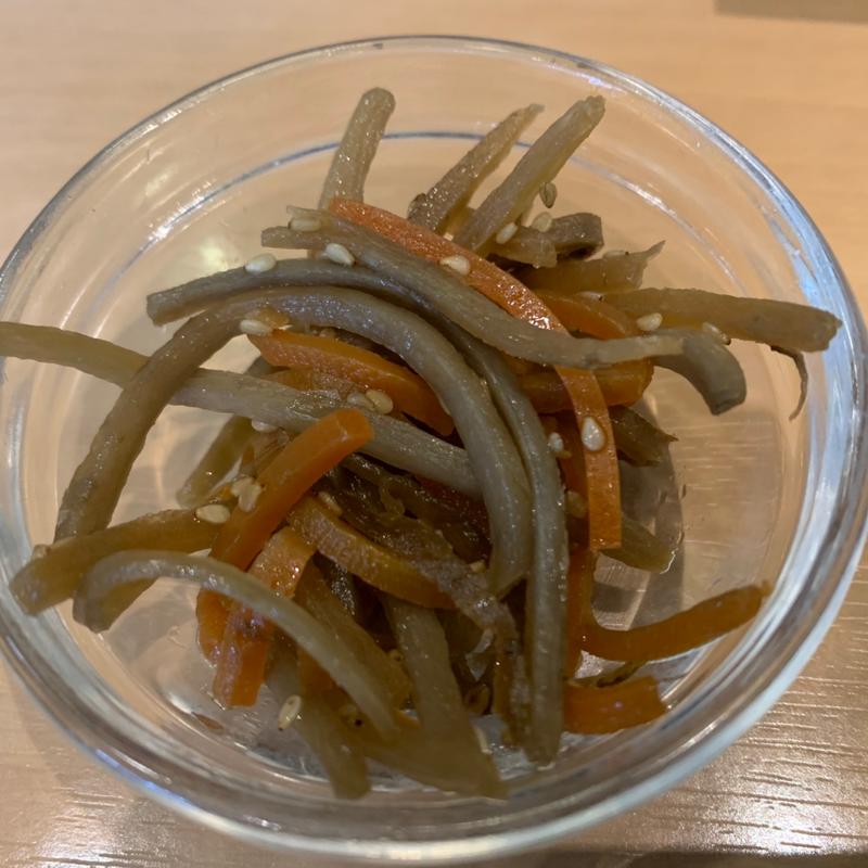 きんぴらごぼう(立ち呑み 庫裏)