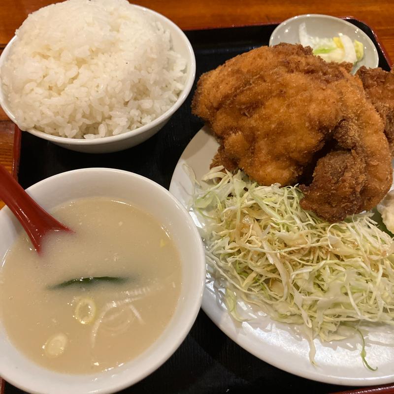 チキンかつ定食3枚(どんく)