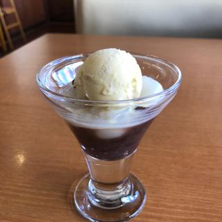 ランチ 白玉クリームあずき(ココス 足立保木間店)