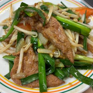 ニラレバ炒め（ジャスト）(餃子の王将 国道草津店)