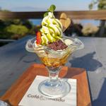和風抹茶黒蜜パフェ(Cafe Madu ENOSHIMA)