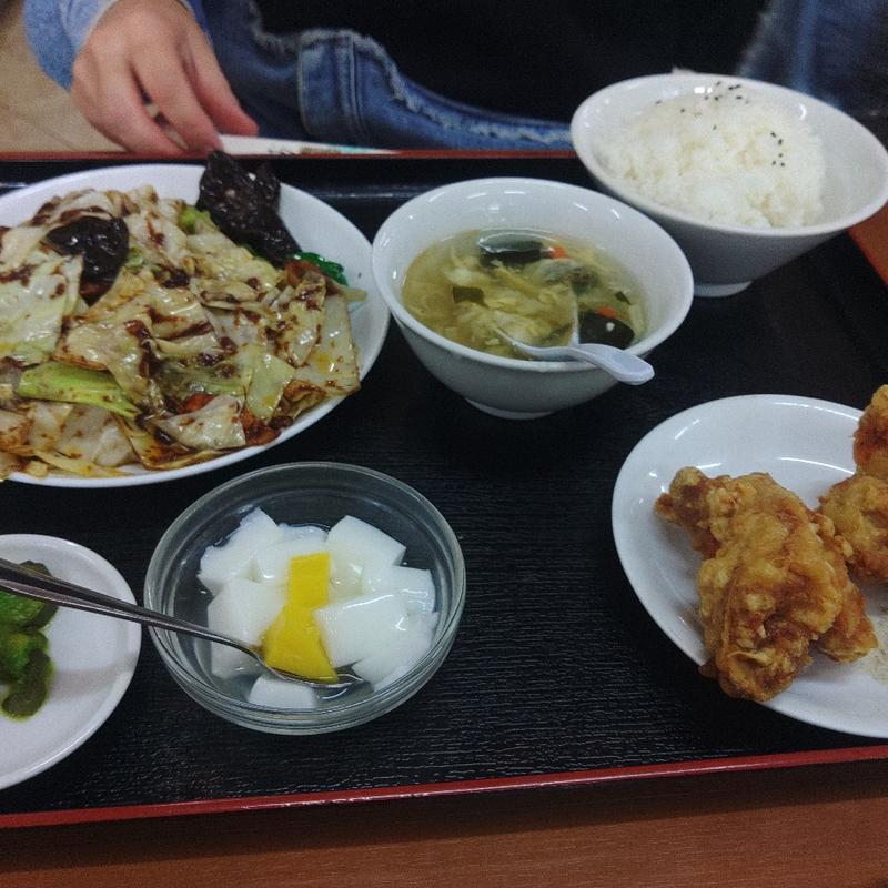 ホイホーウロウ定食(楽香園)