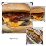 黒毛和牛のダブルチーズバーガー